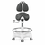 Tecnodent PLUTO Ergonomic Saddle Stool antracite