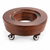 LEC Pedi Roll-Up Portable Pedicure Bowl Cart chocolate