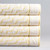 EuroSpa® Pool Towels – White with Yellow Accent, 30" x 60", Case of 24