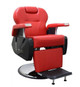 Deco Salon Furniture Barber Chair Ecco DAVIDSON Heavy-Duty red