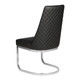 Whale Spa Customer Chair, Diamond 8109, Black Back