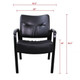 Deco Salon Furniture Reception Waiting Chair, SEVILLE front dimensions