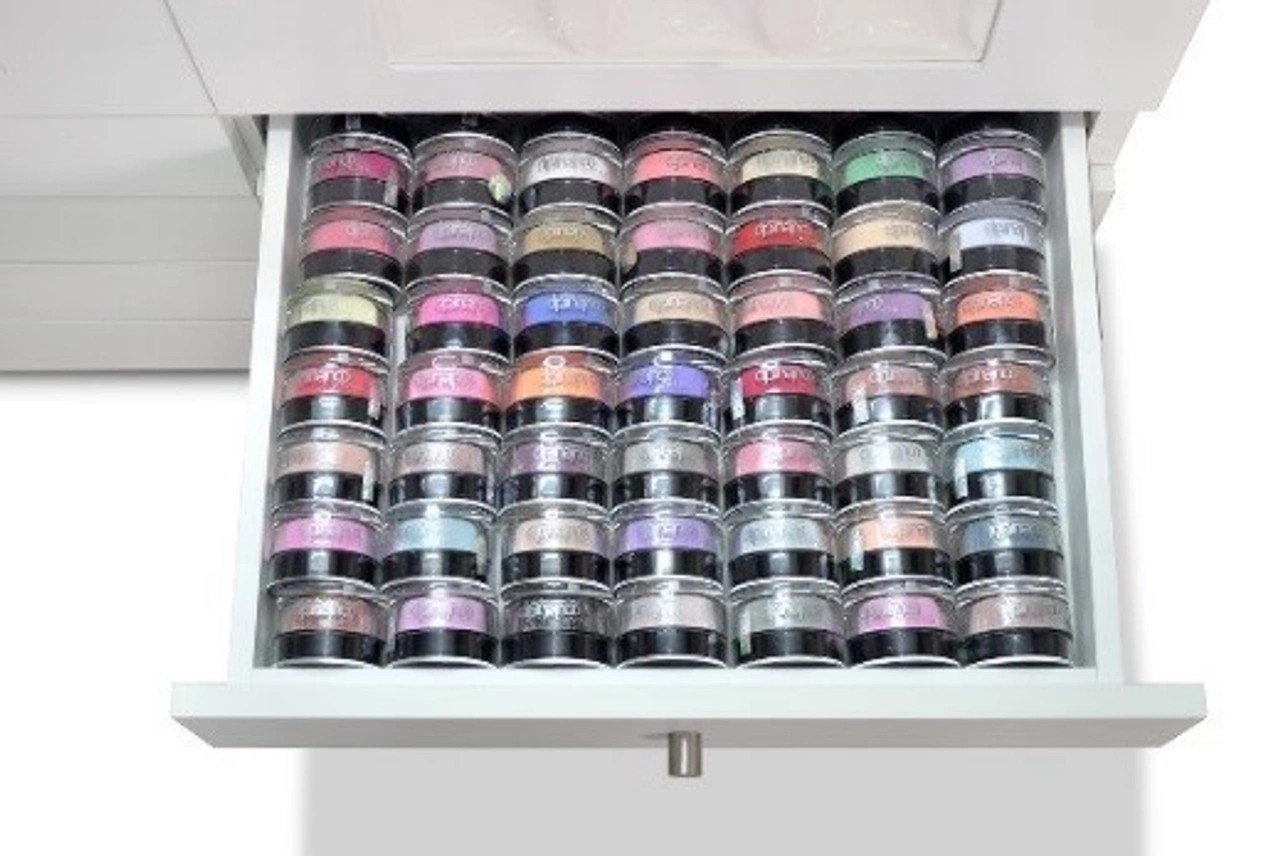 Acrylic Nail Dip Powder Organizer Storage Display Racks for Salon