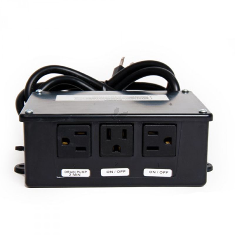 ANS Pedicure Spa Parts, Power Supply Switch 2S1T1C Wall Drain - Aria Chairs