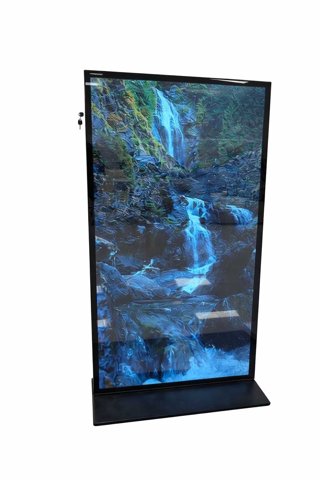 Double-Sided 75 Inch 4K Vertical LED Kiosk with Android & USB