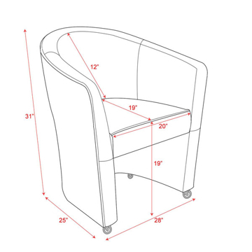 Lee Lounge Manicure Customer Chair