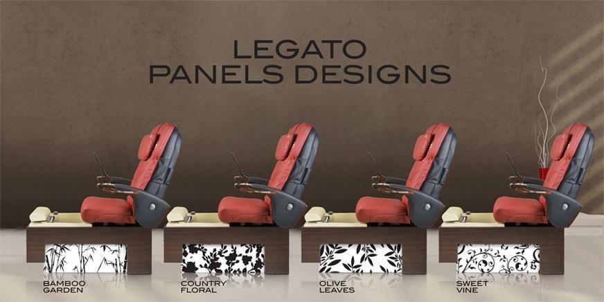 Legato Pedicure Chair Panel Options