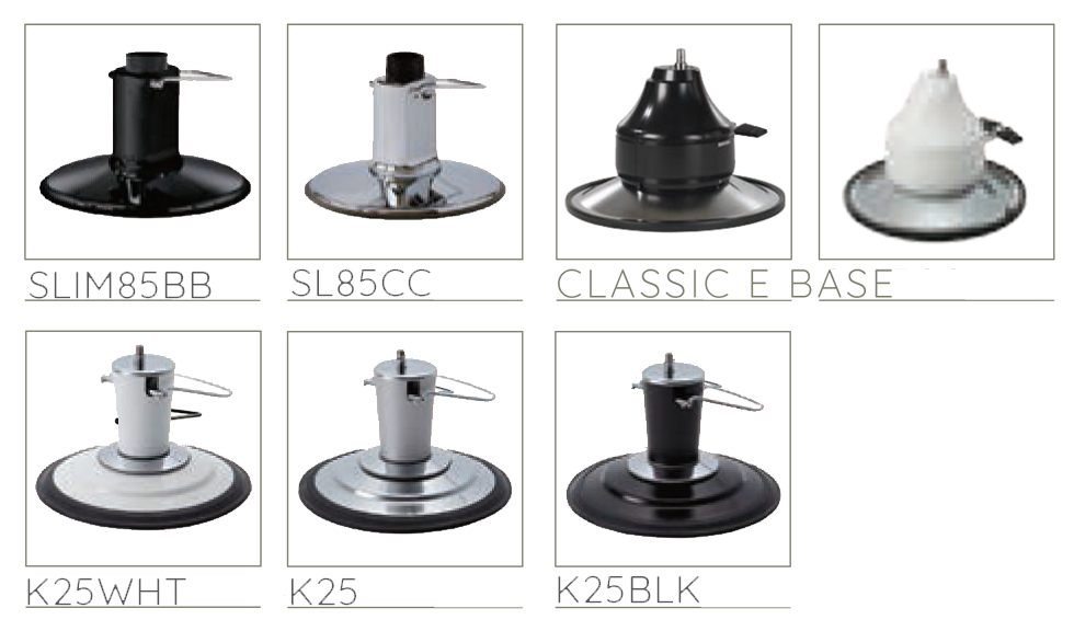 Takara Belmont Barber Chair Bases