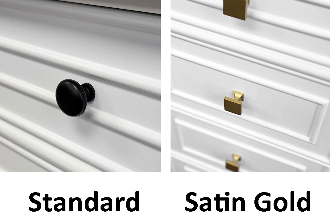 Styling Station Side Cabinet Hardware Options