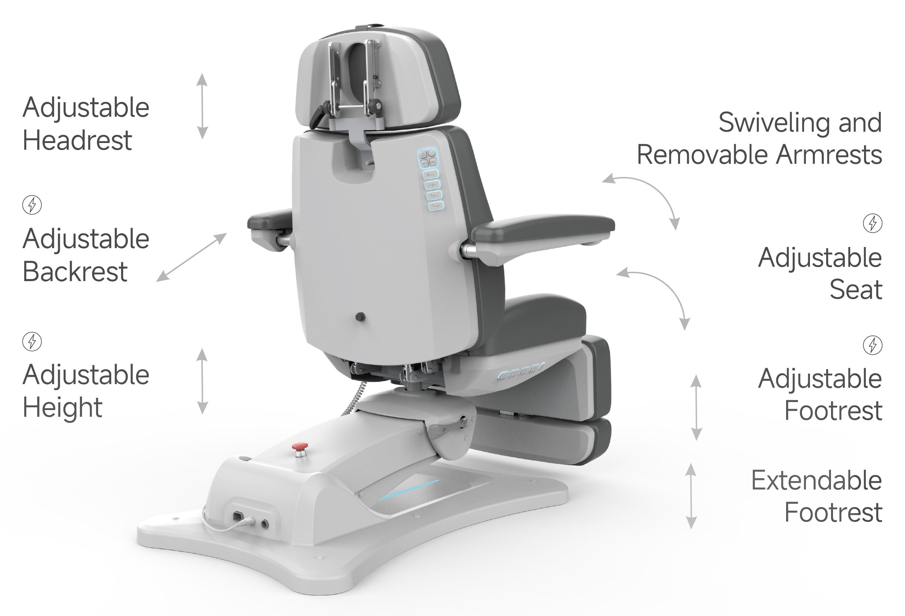 Features of the Palisade Treatment Chair