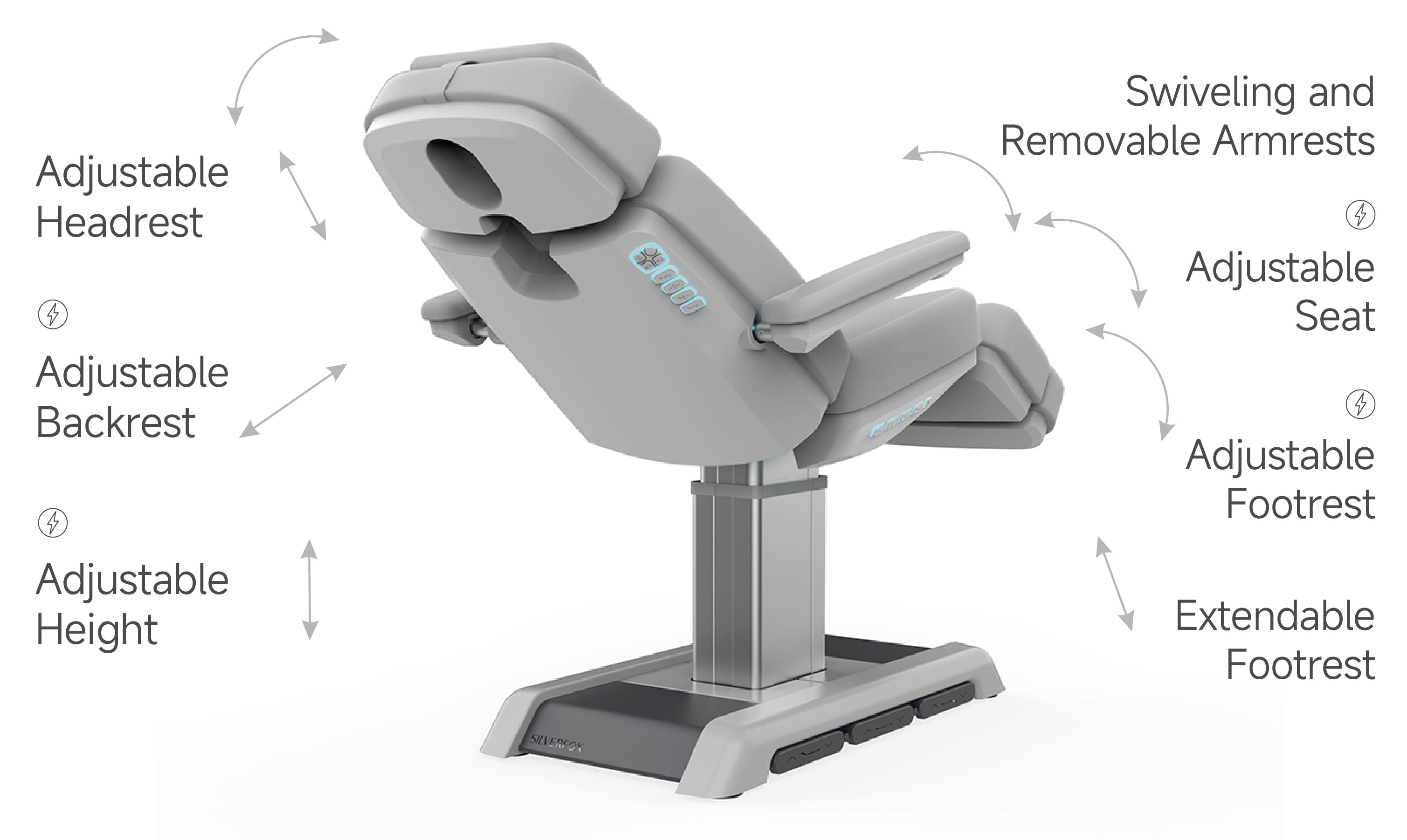 Vista Treatment Chair Features