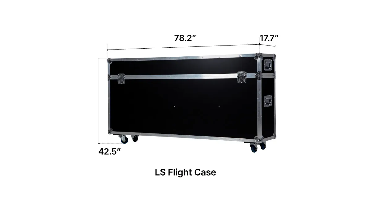 Digital Kiosk Flight Case Dimensions
