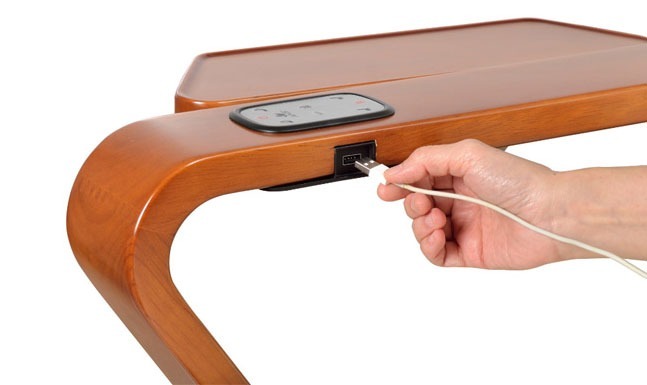 USB Charger on arm rest