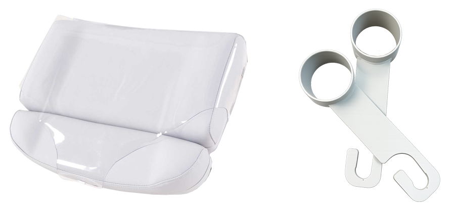 Landon treatment chair footrest and paper holder