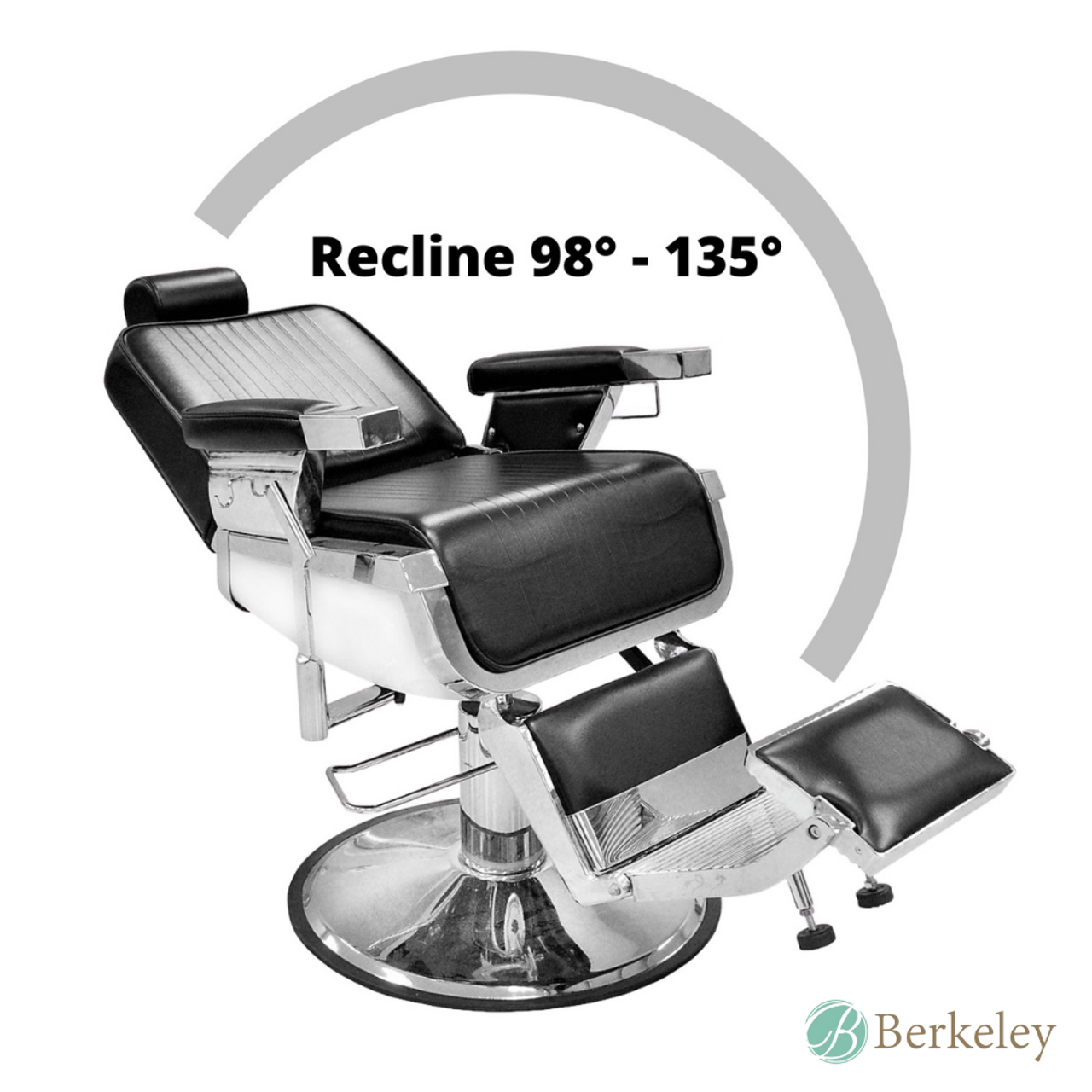 Lincoln barber chair in recline