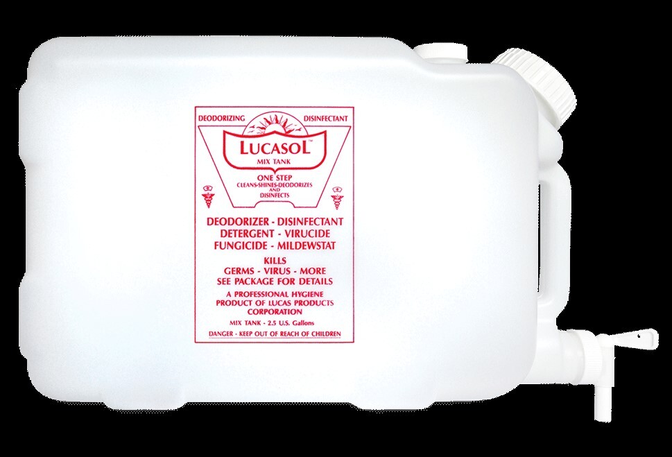Lucasol One Step Disinfectant Mix Tank