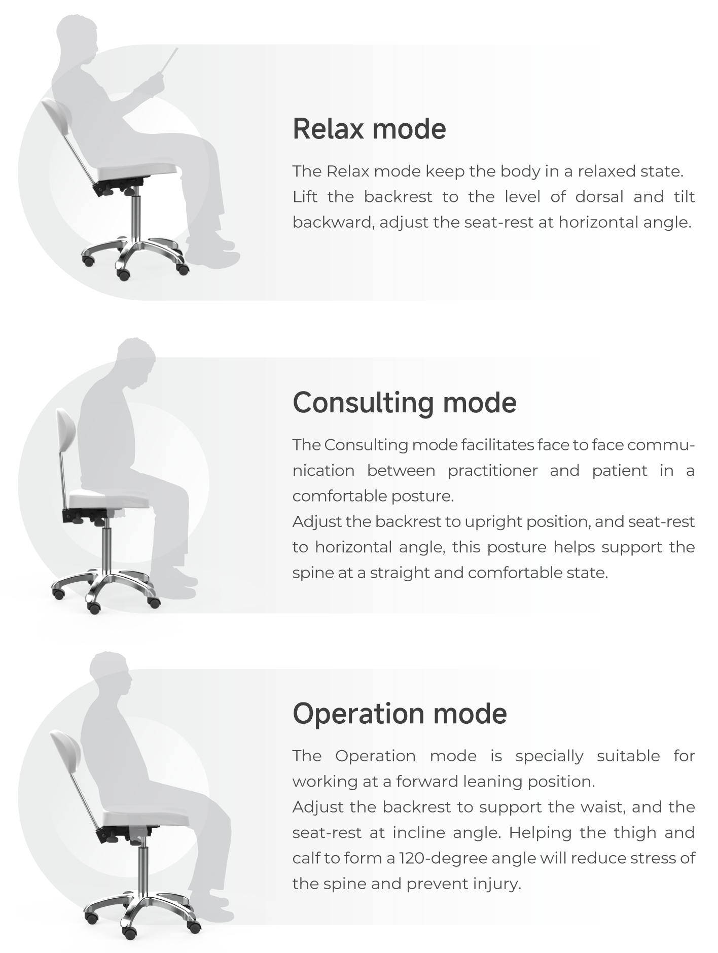 PureRelax Stool Features PureRelax Stool Features