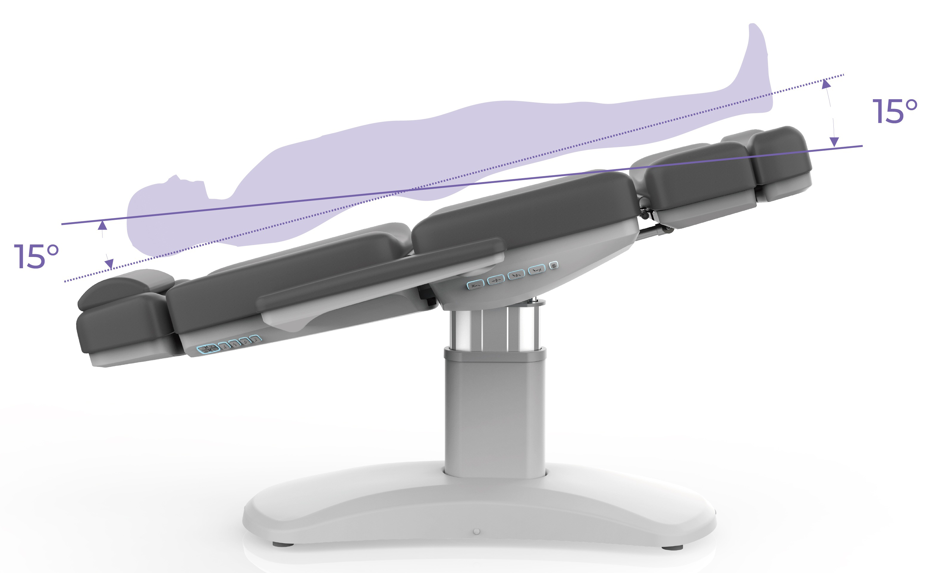 Solace Treatment Chair Dimensions