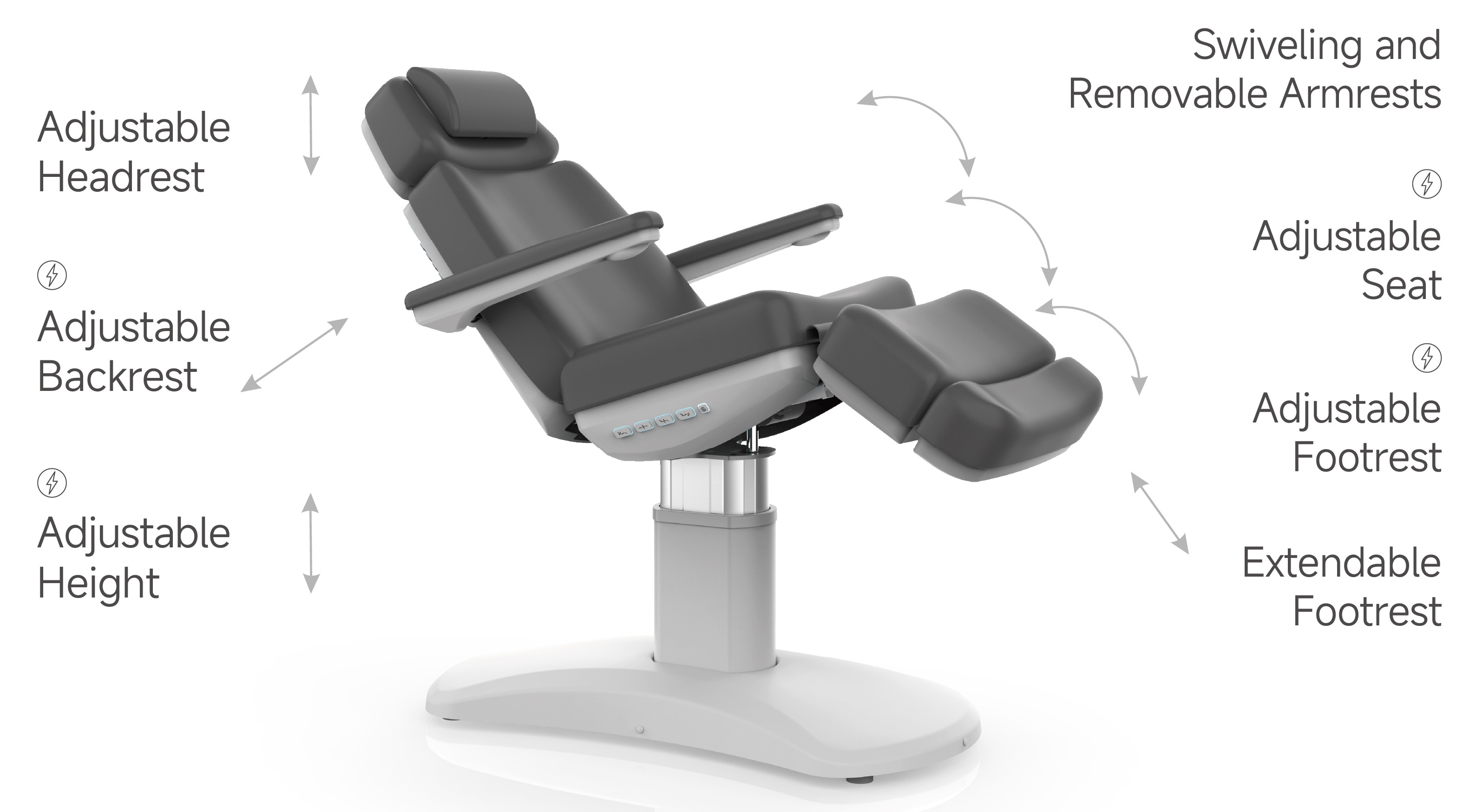 Solace Treatment Chair Features