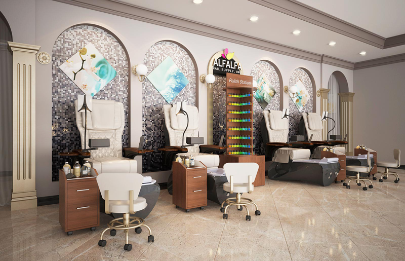 Ceneta Pedicure Spa in Use