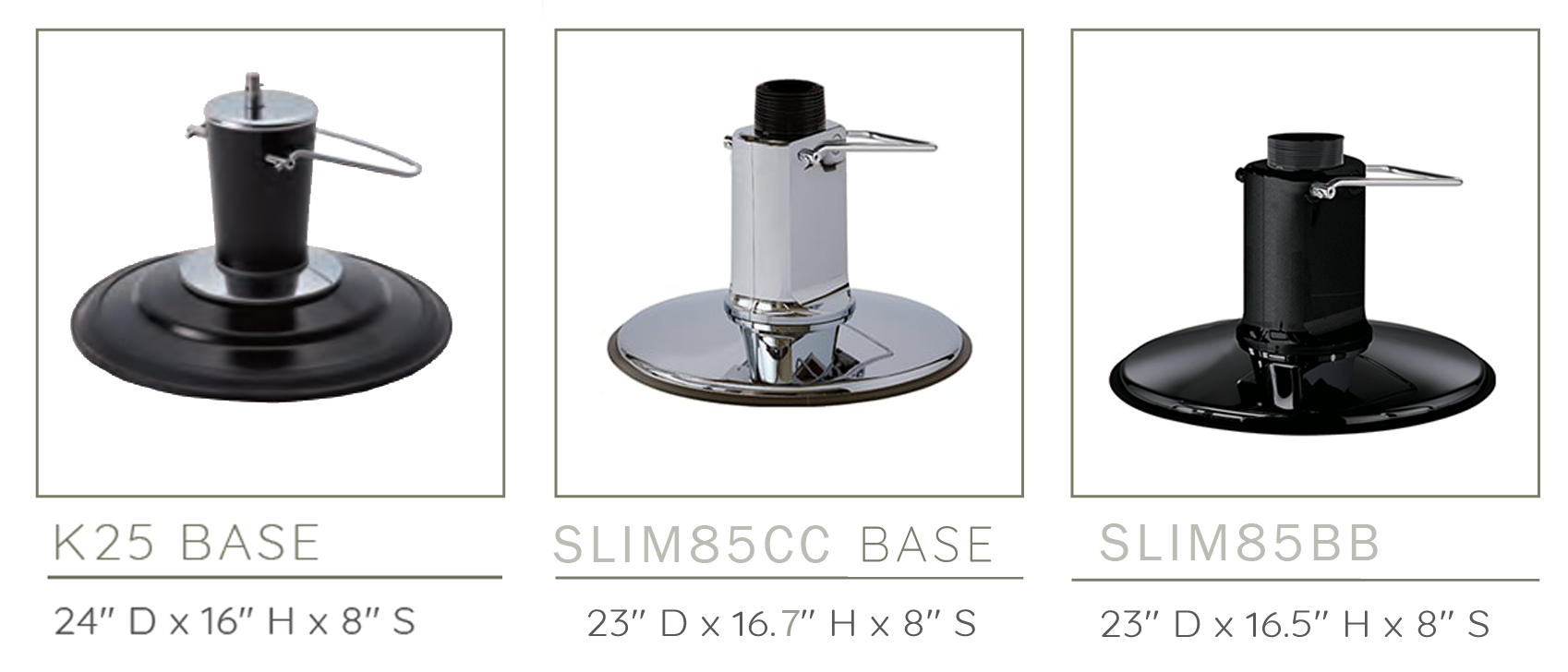 Takara Belmont Barber Chair Bases