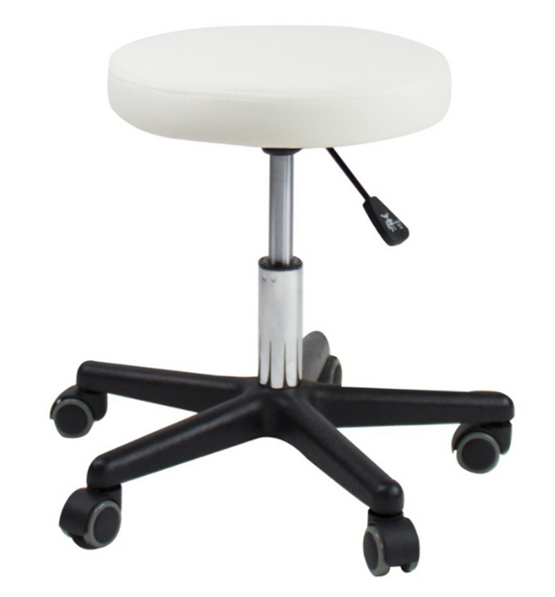 Terrell Technician Stool in White