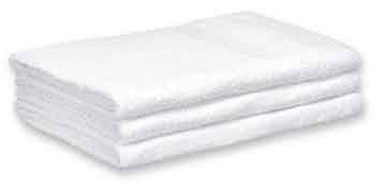 Cotton Terry Towels 16x27 Medium Weight White