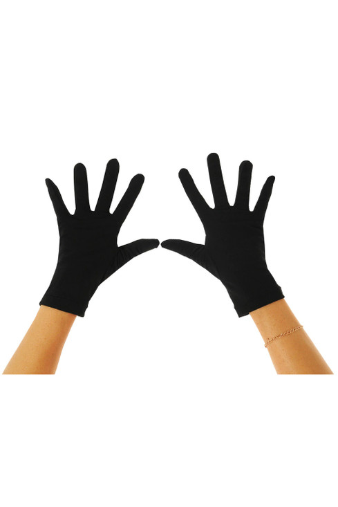Women Swim UV Gloves Sun Protective UPF50+ Black (Chlorine Resistant) 