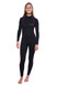 Women Full Body Stinger Swimsuit UV Protection UPF50+ Black Fuchsia Stitch (Chlorine Resistant)