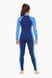 Girls Full Body Swimsuit Stinger Suit Long Sleeves UV Protection UPF50+ Navy Blue (Chlorine Resistant) Back