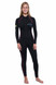 Women Full Body Coverup UV Swimsuit Stinger Suit UPF50+ Protection Black Rose Stitch (Chlorine Resistant)