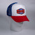 WWG1WGA Red White Blue Trucker Hat side upper view