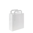 Small White Handled Paper Carrier Bag - 250pk Small White Handled Paper Carrier Bag - 250pk