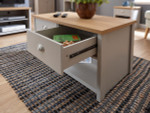 Lancaster Grey 2 Drawer Coffee Table