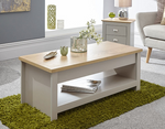 Lancaster Grey Lift Up Coffee Table