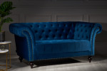 Chester Midnight Blue 2 Seater Sofa