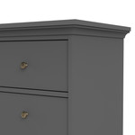 Cannes French Inspired 8 Drawer Chest Matt Grey