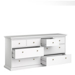 Cannes French Inspired 8 Drawer Chest White