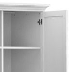 Cannes French Inspired White 2 Door Wardrobe