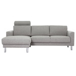 Cleveland Light Grey Left Hand Chaise End Sofa