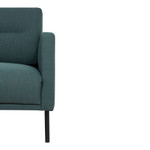 Larvik Dark Green 2 Seater Sofa with Black Legs