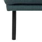 Larvik Dark Green 2 Seater Sofa with Black Legs