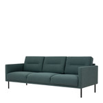 Larvik Dark Green 3 Seater Sofa with Black Legs