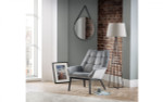 Lucerne Velvet Accent Chair