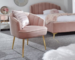 Pettine Pink Velvet Chair
