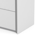 Verona 180cm Sliding Wardrobe with 2 Shelves in White