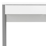 Function White Plus Desk with 2 Drawers