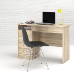 Function Oak Plus Desk with 5 Drawers 