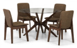 Chelsea Round Dining Table with 6 Kensington Chairs