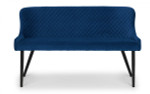 Luxe Blue High Back Bench